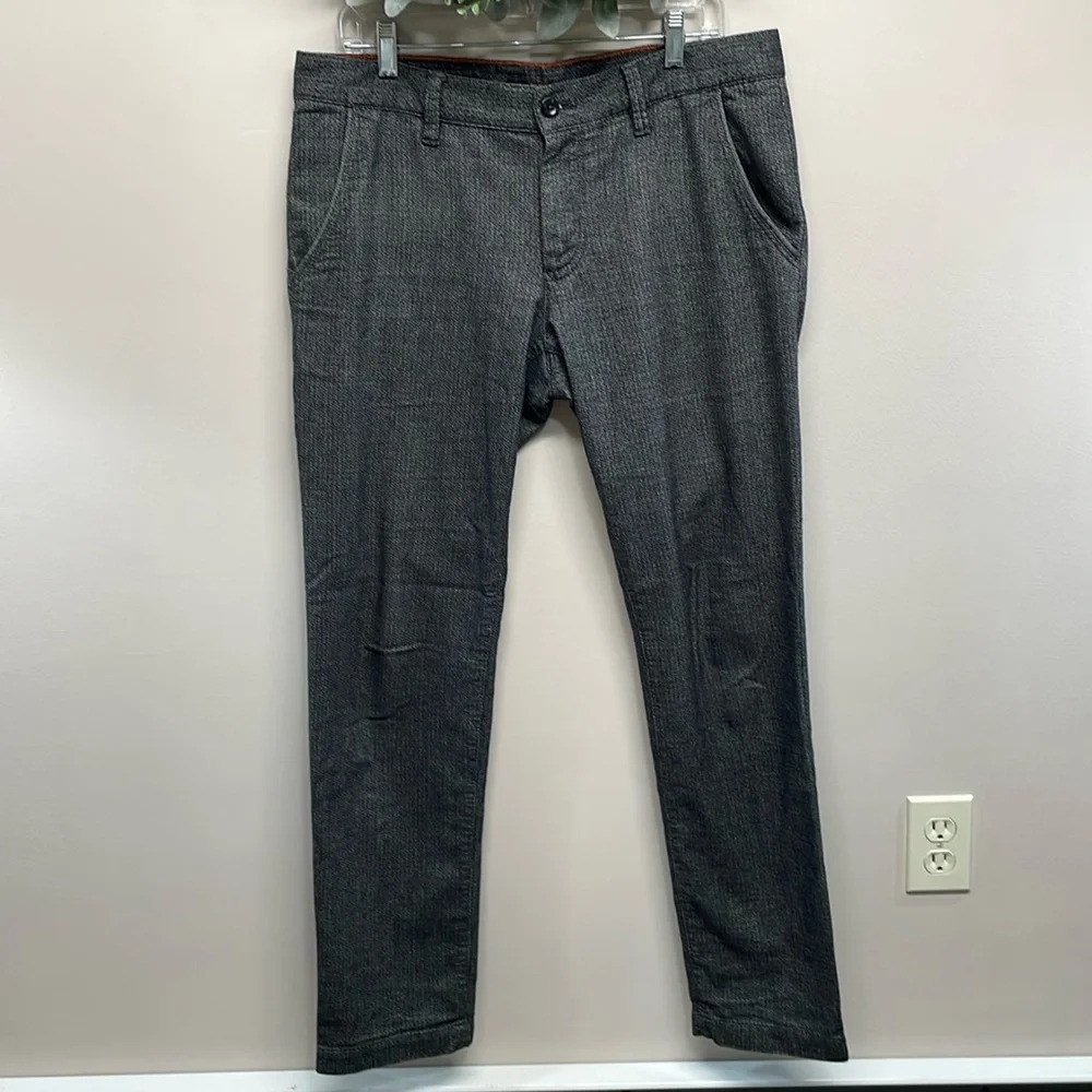 Alberto Lou Regular Slim Fit Retro Trouser Pants 33 x 32